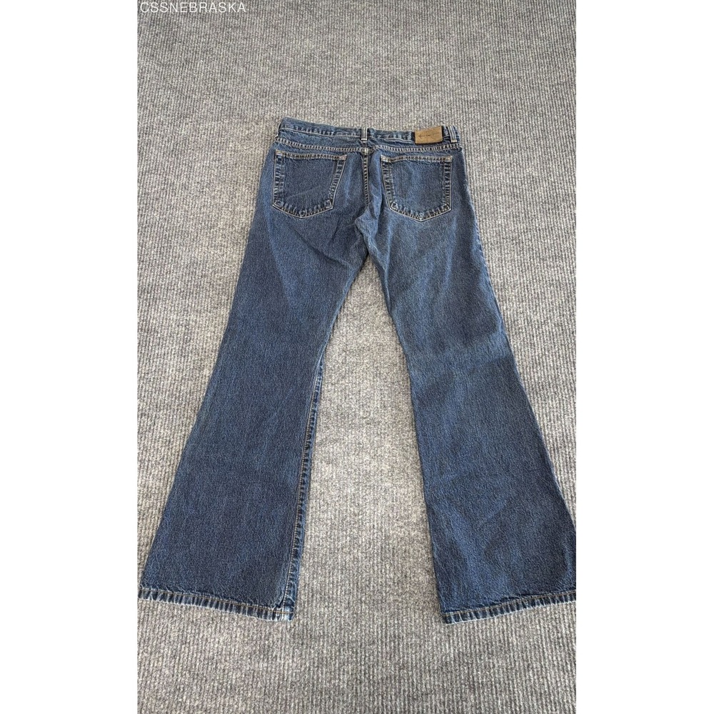 Vintage Y2K Calvin Klein Women's Rinse Wash Flare Jeans 100% Cotton Sz 11 x 31 - Picture 9 of 12